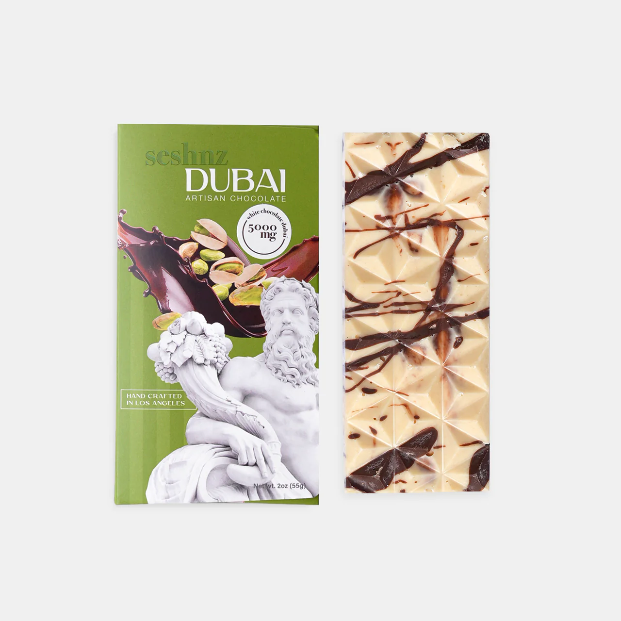 Magic Mushroom Dubai Chocolate Bar 5g - Seshnz - Image 2